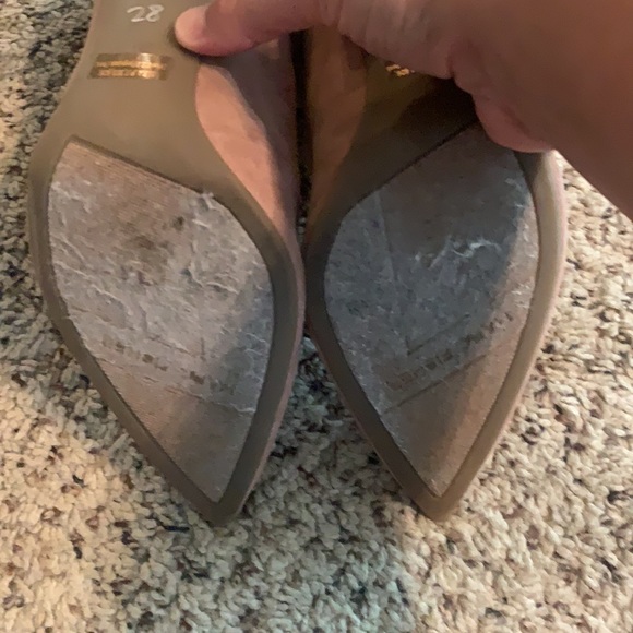 MAUVE LACE UP HEELS - Picture 4 of 5